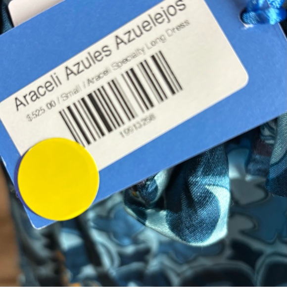 NEW Mi Golondrina Araceli Azules Azuelejos SPECIALTY LONG DRESS - Picture 15 of 16